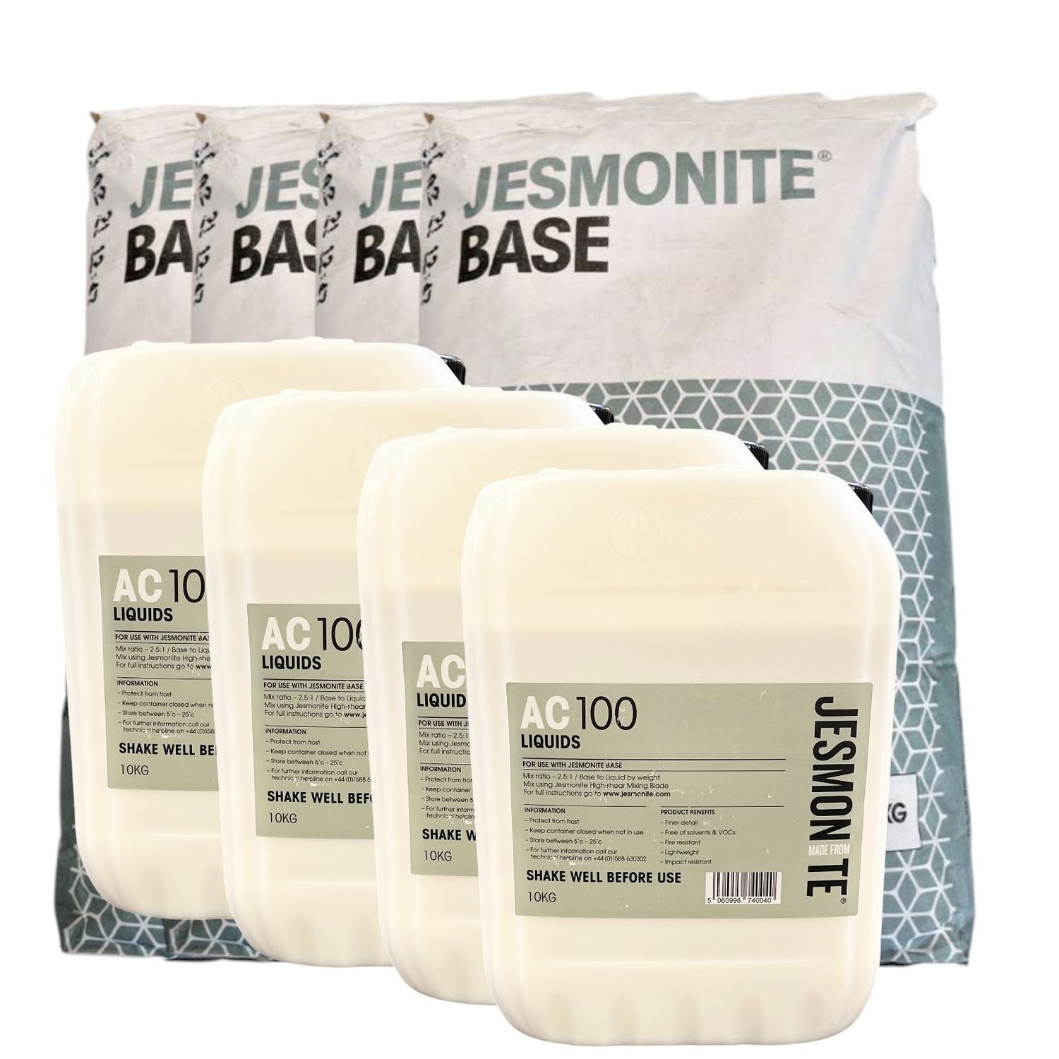Jesmonite AC100 Powder Base + Acrylic Liquid Kit from £26.01
