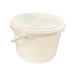 3L White Bucket (Without Lid)