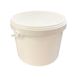 10L White Bucket (Without Lid)
