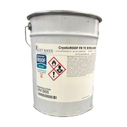 Fire Rated Roofing Topcoat Dark Grey RAL 7012 - CrysticROOF FR