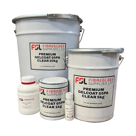 White and Clear Gelcoat