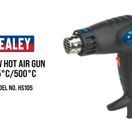 Sealey 1600W 2-Speed Multipurpose Hot Air Heat Gun (375°C/500°C) additional 2