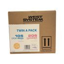 West System Twin A Pack with 105 Epoxy Resin &amp; 205 Hardener (2.4kg) additional 2