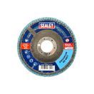 Sealey Zirconium Flap Discs 115 x 22mm (Various Grits) additional 3