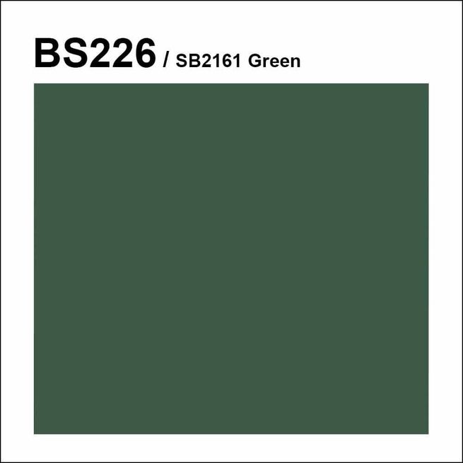 BS226 SB 2161 Green Pre-Mixed Brush Topcoat/Flowcoat