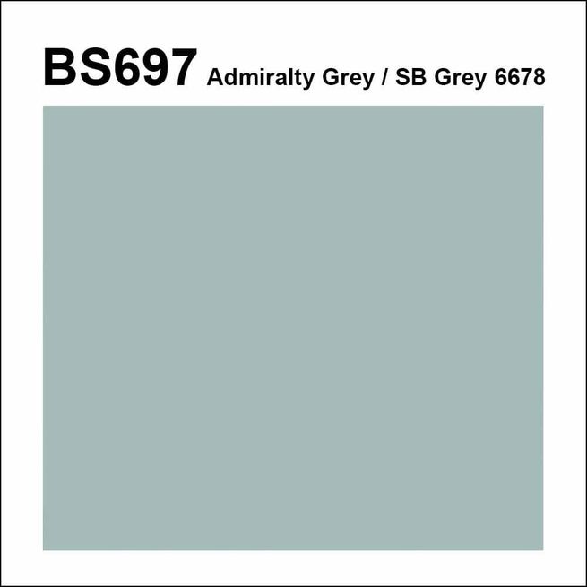 Topcoat / Flowcoat BS697 SB 6678 Light Admiralty Grey