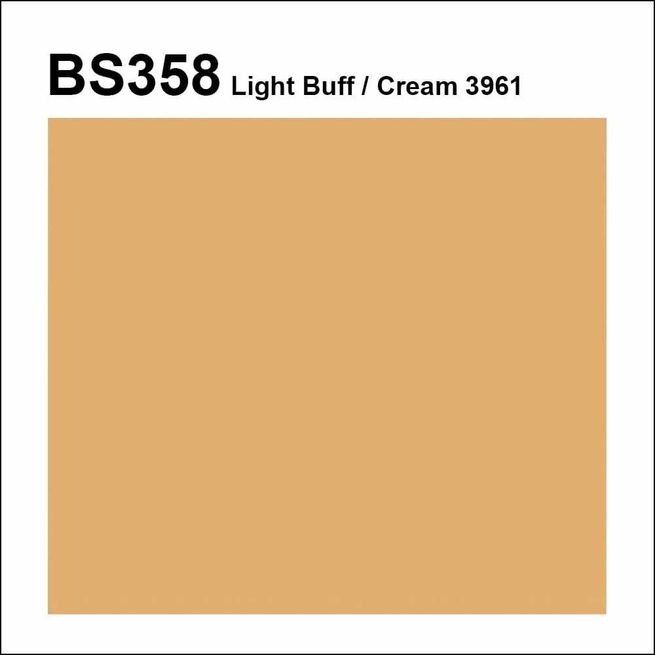 Topcoat / Flowcoat BS358 Light Buff SB 3961 Cream