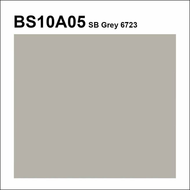 BS 10A05 SB Grey 6723 Pre-Mixed Brush Topcoat/Flowcoat
