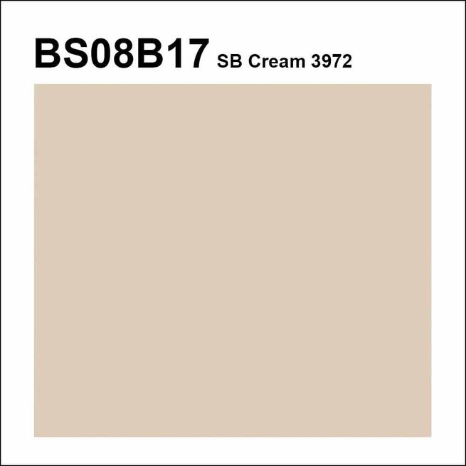 Topcoat / Flowcoat BS08B17 SB3972 Cream