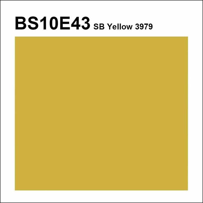 BS10E43 SB3979 Yellow Pre-Mixed Brush Topcoat/Flowcoat
