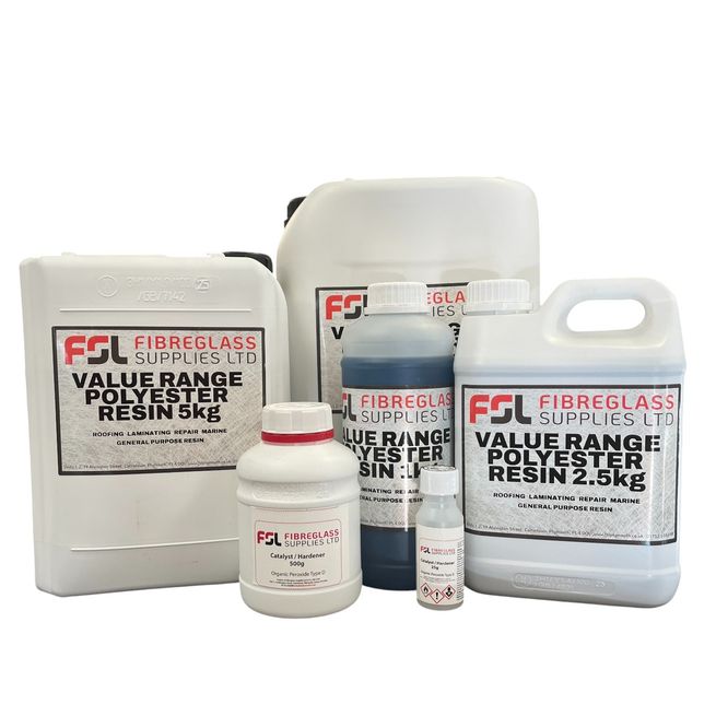 FSL Value Range General Purpose Polyester Resin (Inc Catalyst)