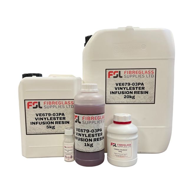 Scott Bader Crystic VE 679-03PA Marine-Grade Vinylester Infusion Resin (Inc Catalyst)