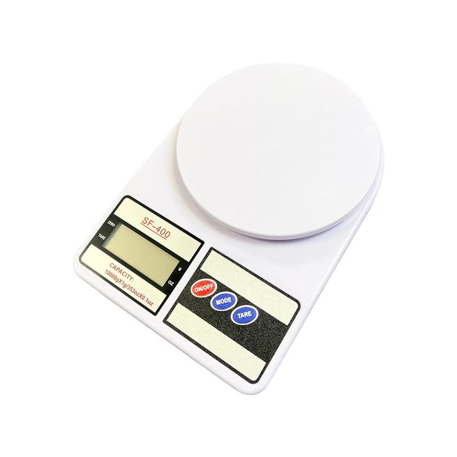 SF-400 Digital Measuring Scales - White (Max. 10kg)