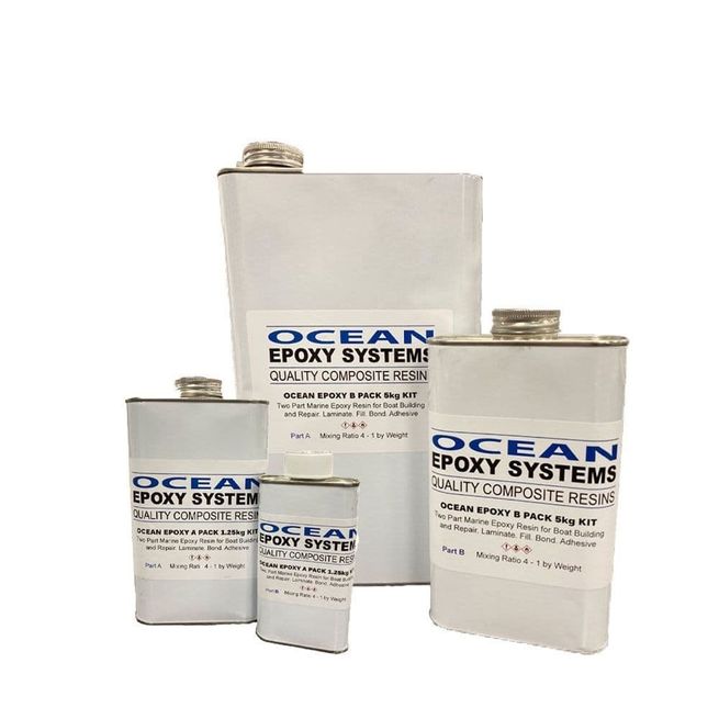Marine-Grade Ocean Epoxy Resin &amp; Hardener Kit (25kg)