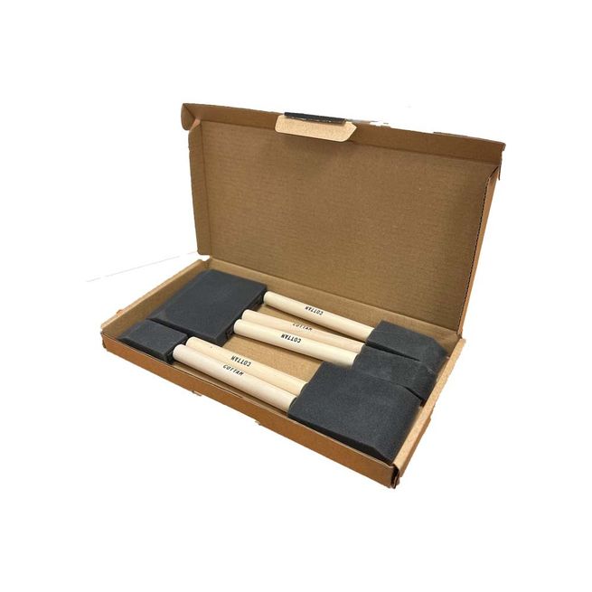 Cottam Foam Brush Set 5 Pack
