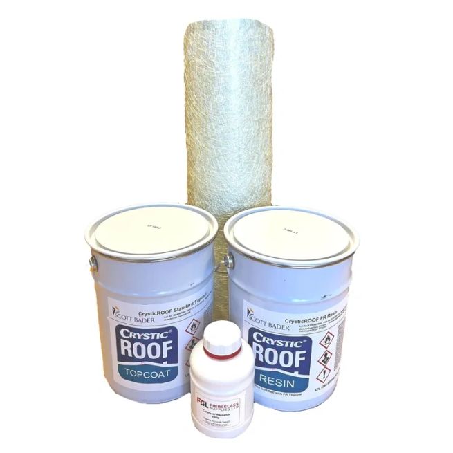 2-Layer 450g GRP Fibreglass Roofing Kit (5m²)