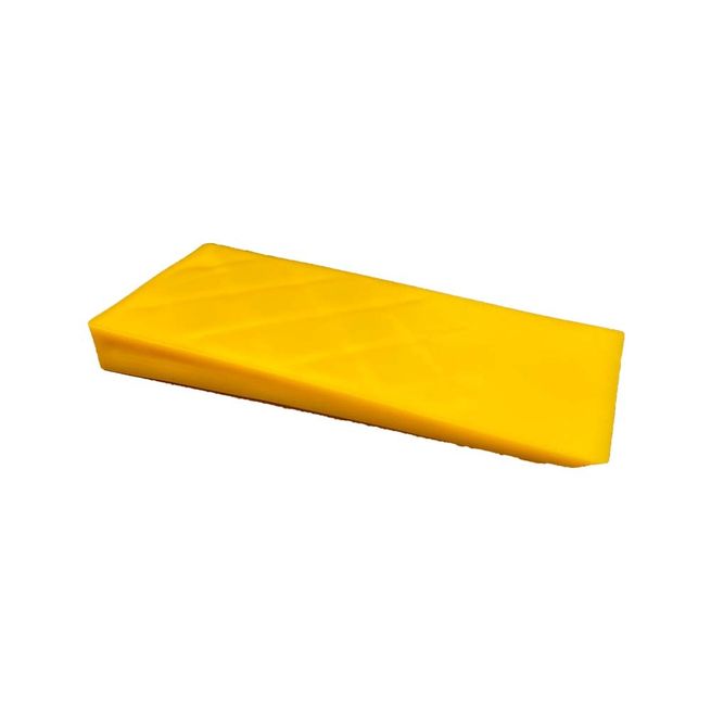 Large Yellow Rigid Demoulding Wedge - 160mm x 70mm