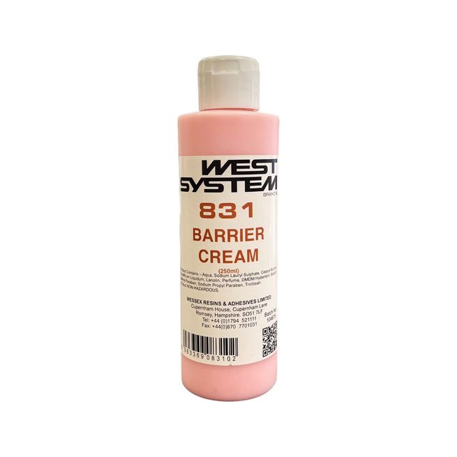 West System 831 Barrier Cream 250ml