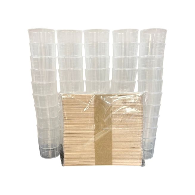 30ml Mixing Pots and Wooden Mixing Sticks