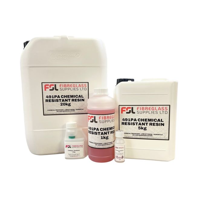Scott Bader Crystic 491PA Polyester Resin (Inc Catalyst)