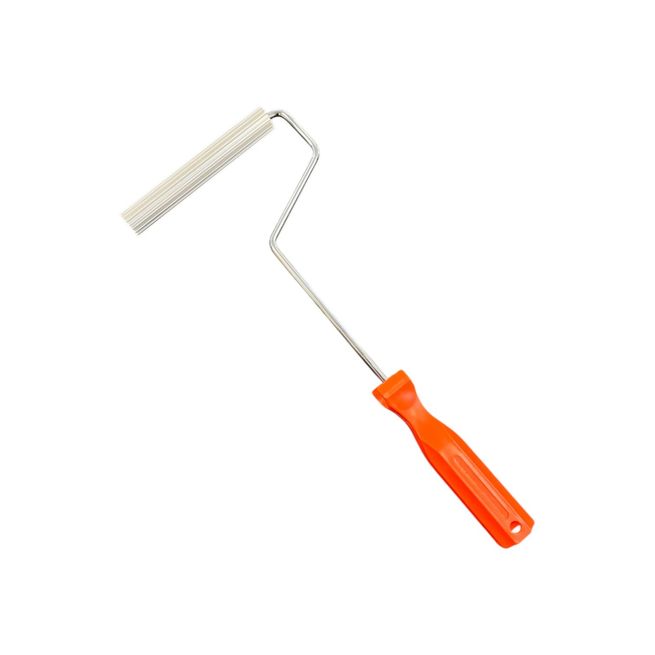 Aluminium Long Handle Paddle Roller - 140 x 21mm