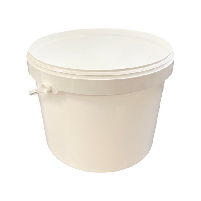 10L White Bucket (Without Lid)