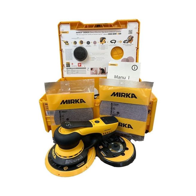 Mirka DEROS 5650CV EU Ø125/150mm 5.0mm Random Orbital Sander Kit
