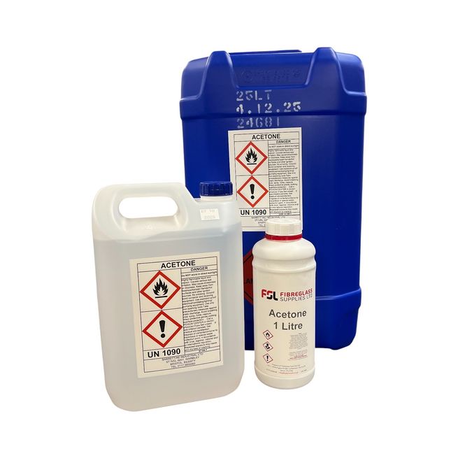 Barretine 100% Pure Acetone For GRP Cleaning &amp; Degreasing