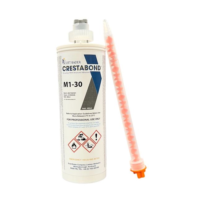 Crestabond M1-30 Structural Methacrylate Adhesive - 490ml
