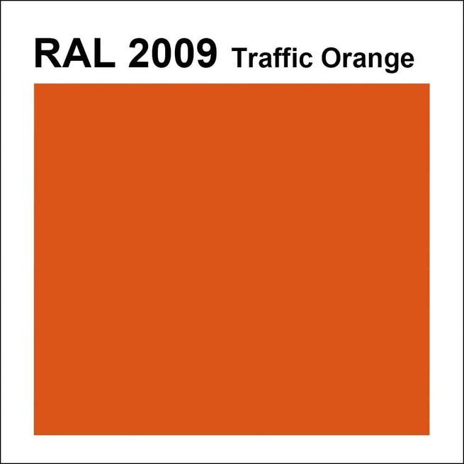 Topcoat / Flowcoat RAL 2009 Traffic Orange