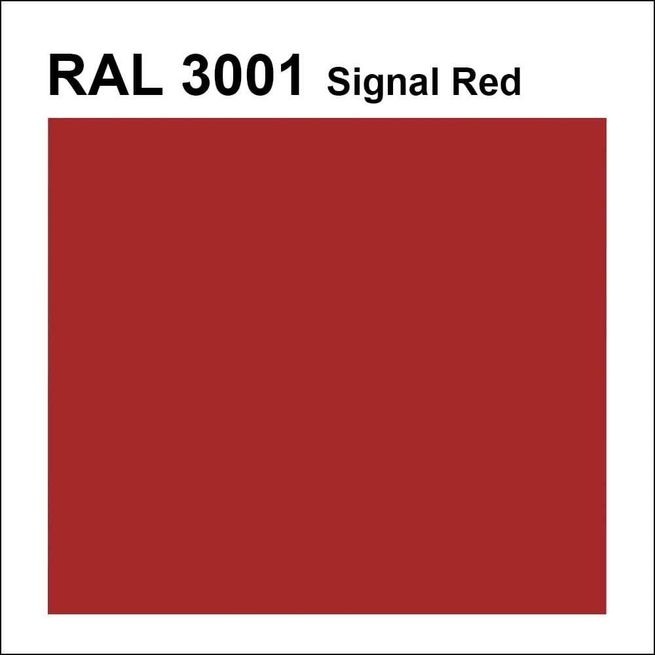 RAL 3001 Signal Red Pre-Mixed Finishing Topcoat/Flowcoat