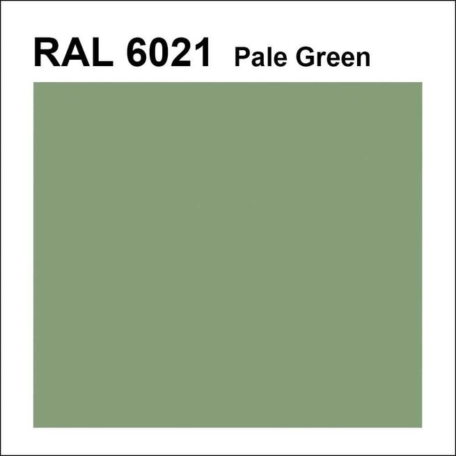 Topcoat / Flowcoat RAL 6021 Pale Green