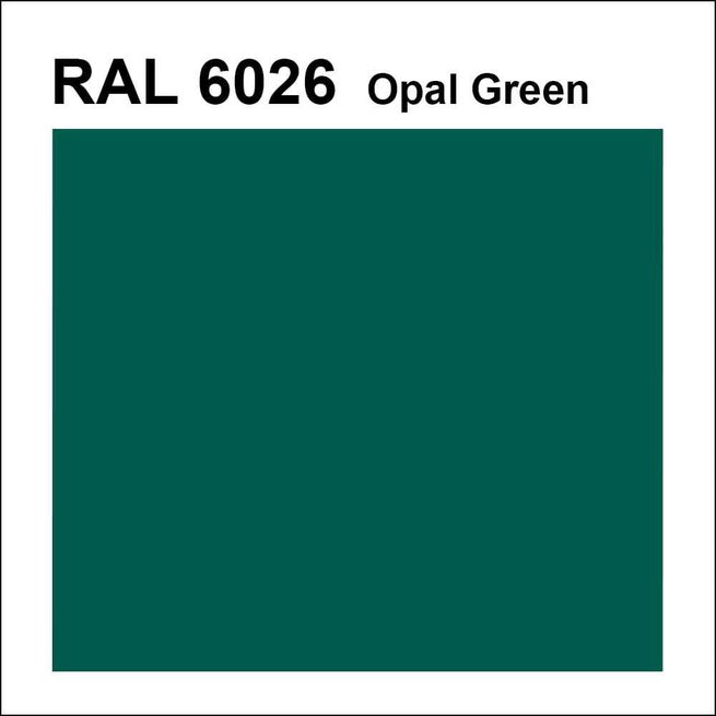 Topcoat / Flowcoat RAL 6026 Opal Green