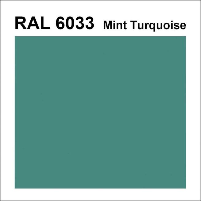 Topcoat / Flowcoat RAL 6033 Mint Turquoise