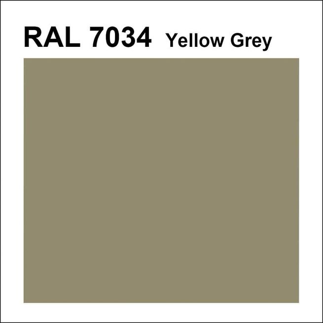RAL 7034 Yellow Grey Pre-Mixed Finishing Topcoat/Flowcoat