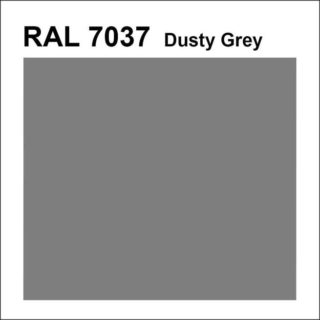 RAL 7037 Dusty Grey Pre-Mixed Finishing Topcoat/Flowcoat