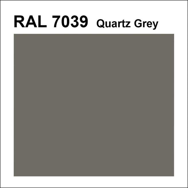 Topcoat / Flowcoat RAL 7039 Quartz Grey