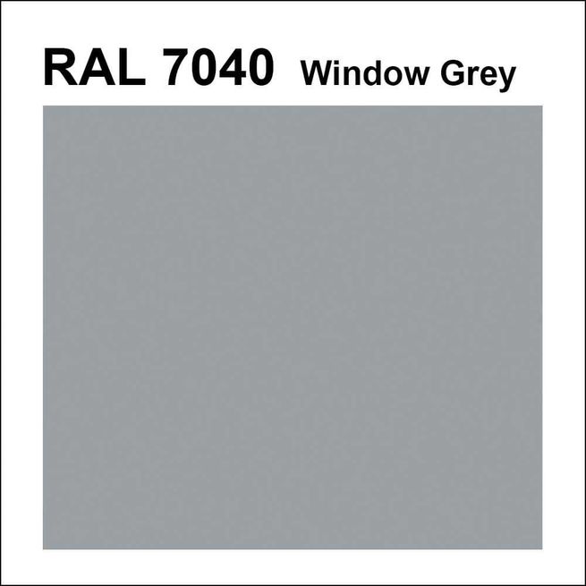 RAL 7040 Window Grey Pre-Mixed Finishing Topcoat/Flowcoat