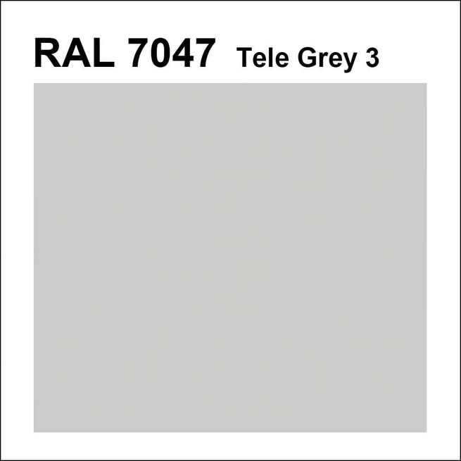 Topcoat / Flowcoat RAL 7047 Tele Grey 3