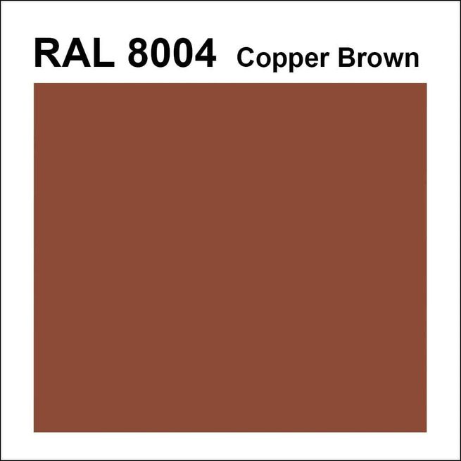 Topcoat / Flowcoat RAL 8004 Copper Brown