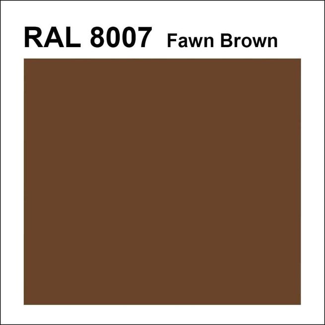 Topcoat / Flowcoat RAL 8007 Fawn Brown