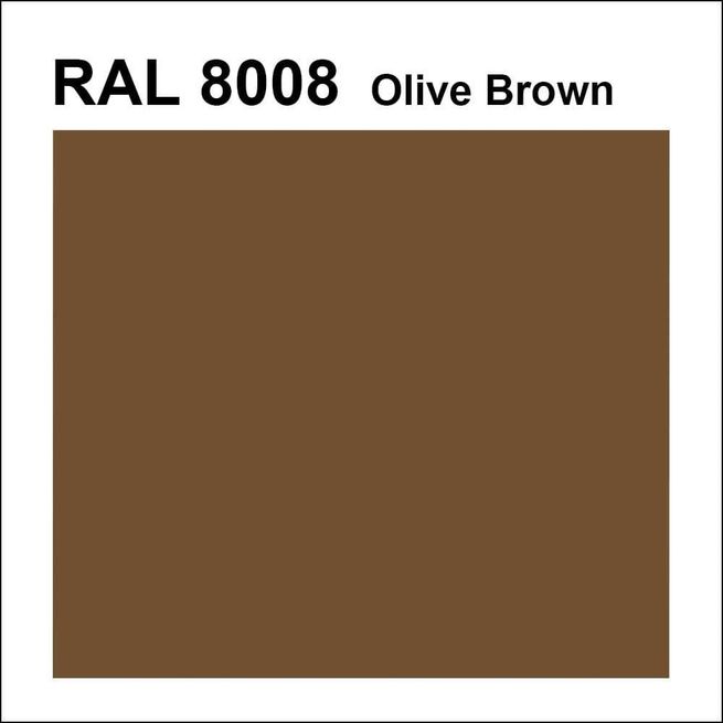 Topcoat / Flowcoat RAL 8008 Olive Brown
