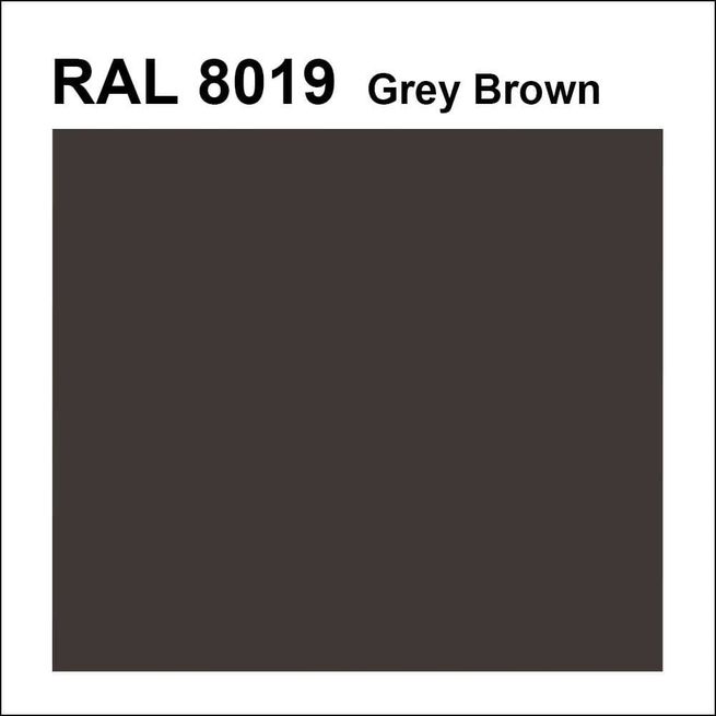 Topcoat / Flowcoat RAL 8019 Grey Brown