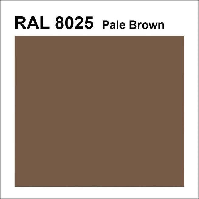 Topcoat / Flowcoat RAL 8025 Pale Brown