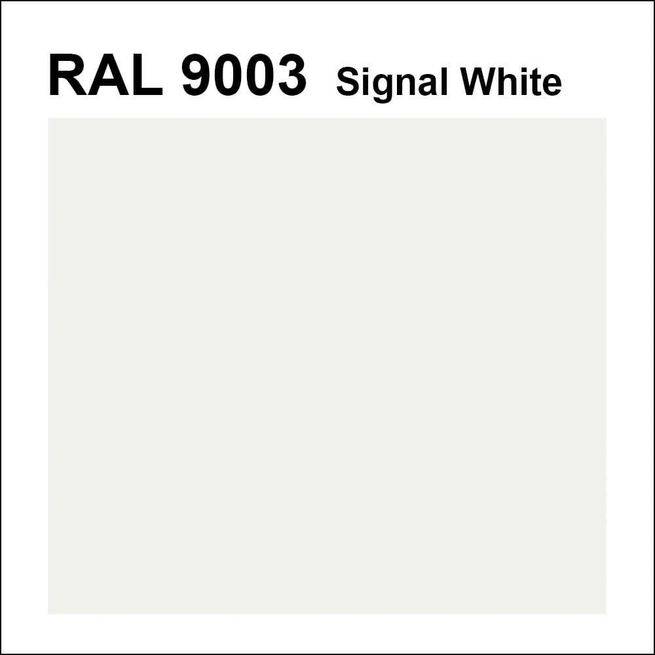 RAL 9003 Signal White Pre-Mixed Finishing Topcoat/Flowcoat