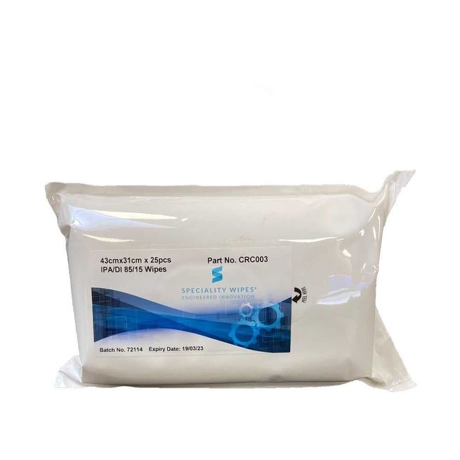 ISO Isopropanol Wipes x 25